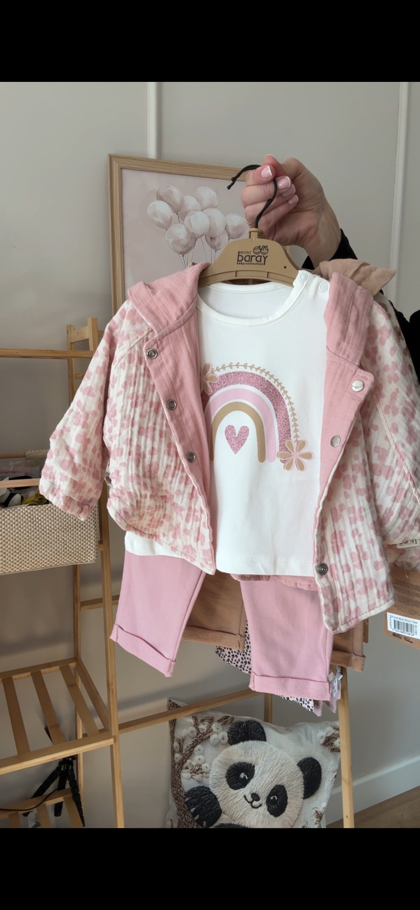 Komplet 3 częściowy - kurteczka , bluza, spodnie, 100% bawelna