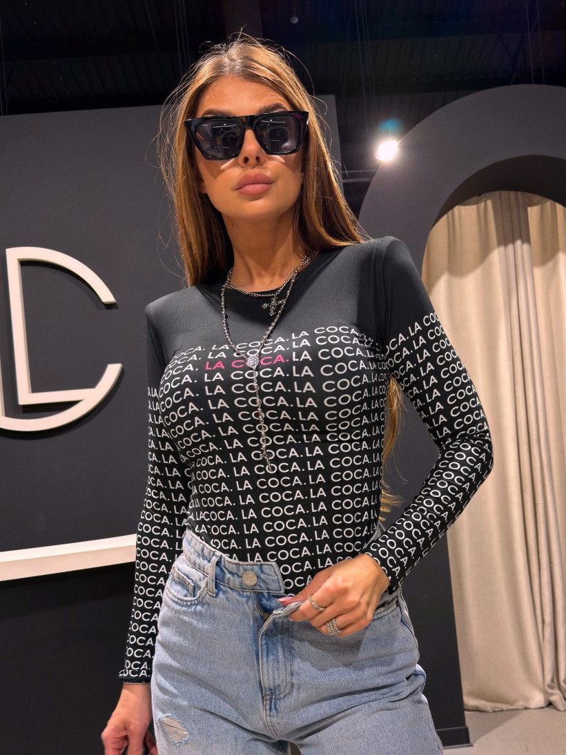 Bluzka La Coca Chic - czarna