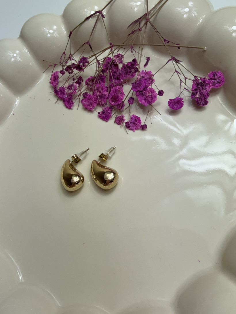 H* Kolczyki ŁEZKI GOLD