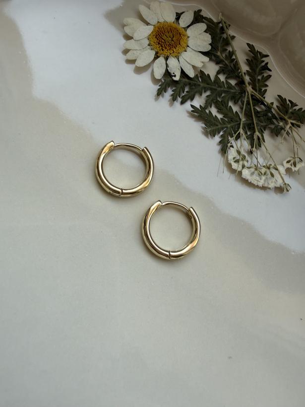 H* Kolczyki kółka LUX