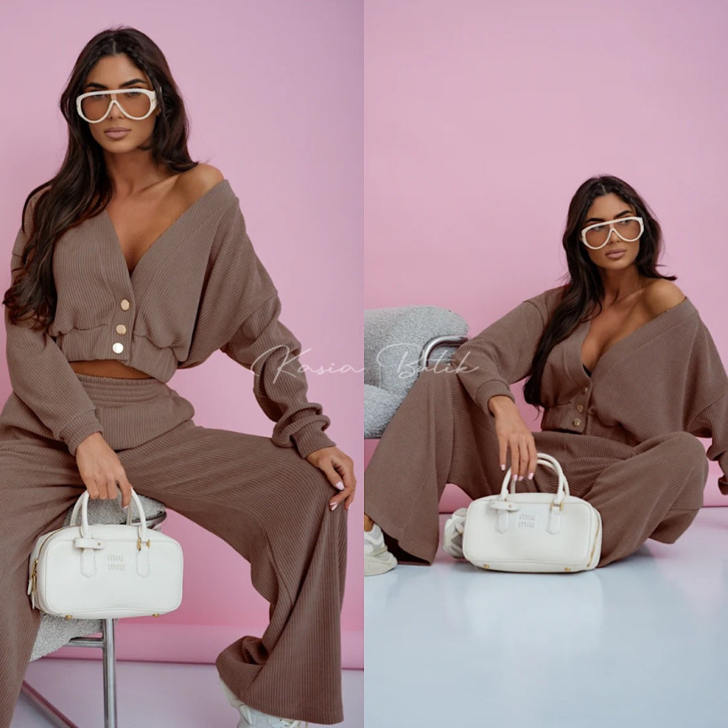 Komplet Bawełniany Meggi Sztruks Fango