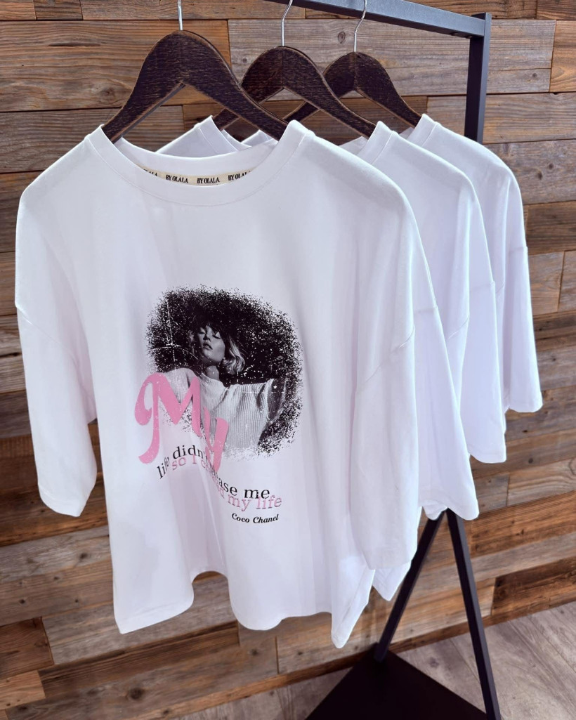 By o la la..! t-shirt z cytatem