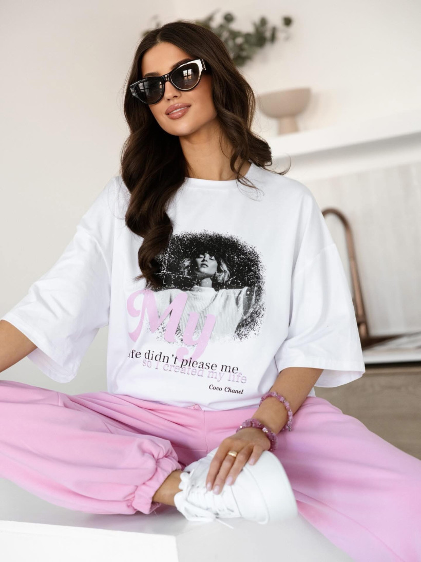 By o la la..! t-shirt z cytatem