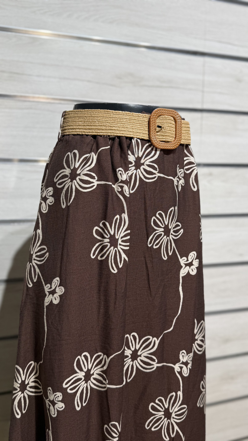 SAIA MIDI ESTAMPA FLORAL