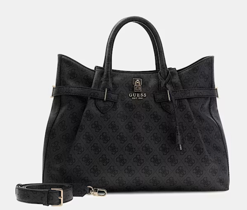 Torebka Guess monogram grafitowa