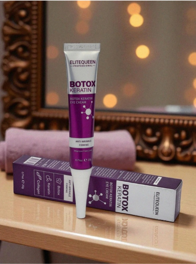 Elitequeen Botox Keratin Krem pod oczy przeciwzmarszczkowy
