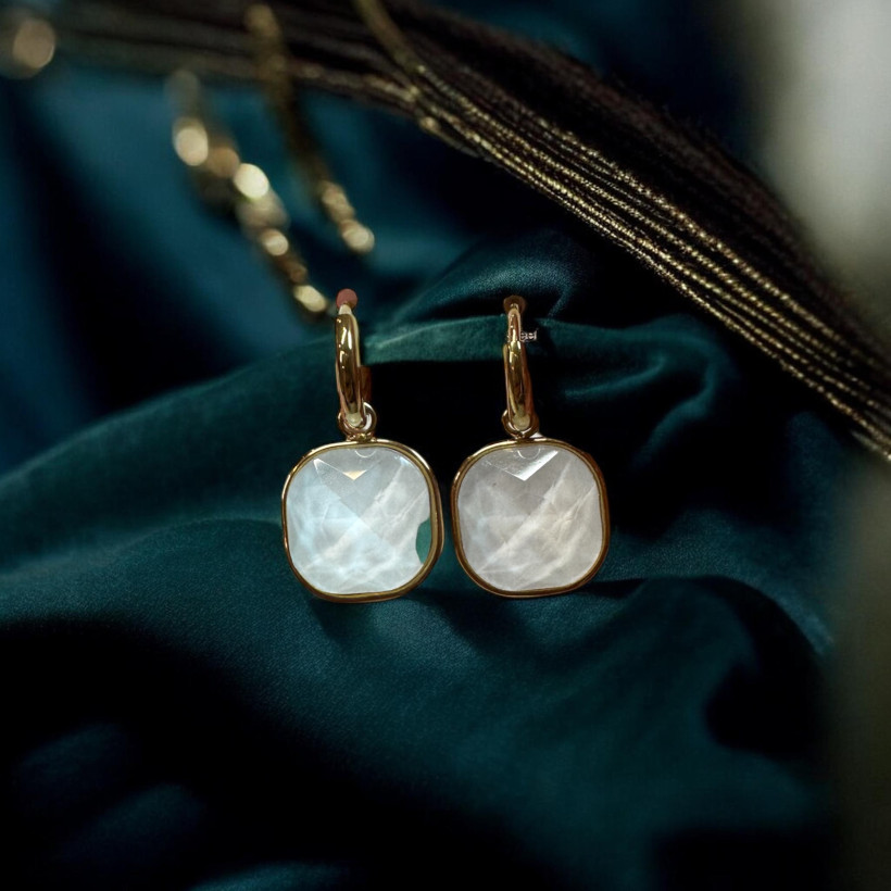Boucles d'oreilles acier inoxydable 