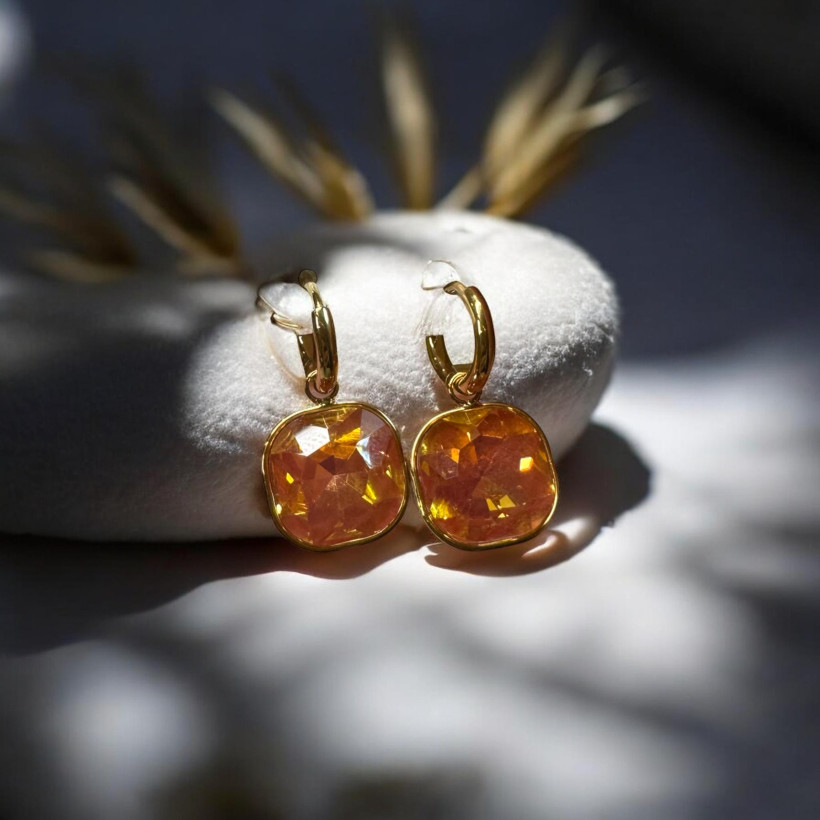 Boucles d'oreilles acier inoxydable 