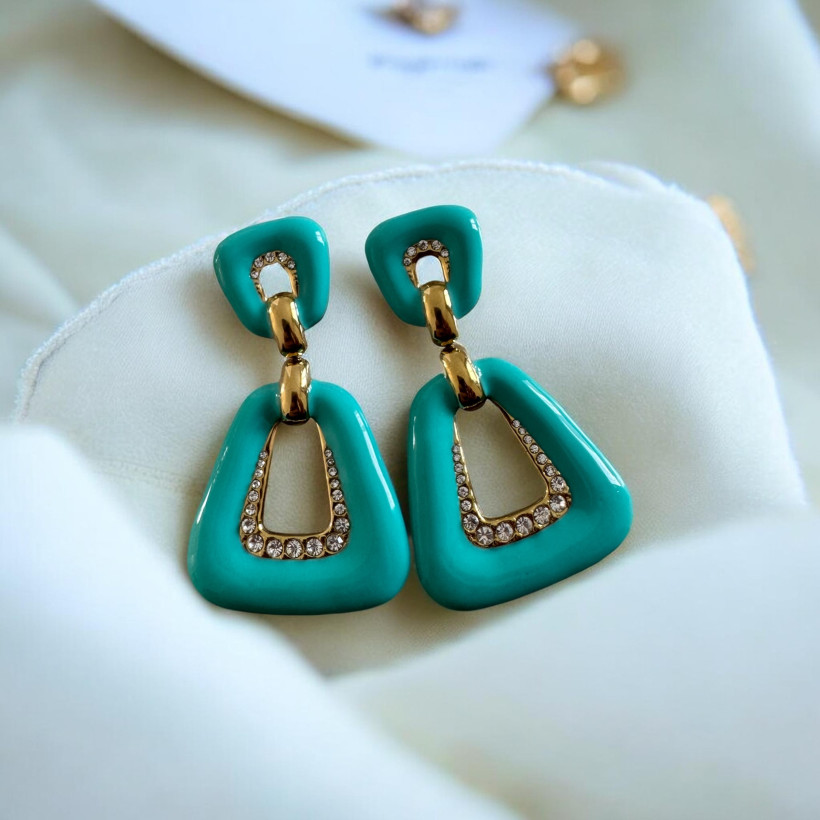 Boucles d'oreilles acier inoxydable
