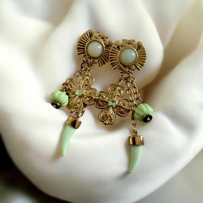 Boucles d'oreilles acier inoxydable 