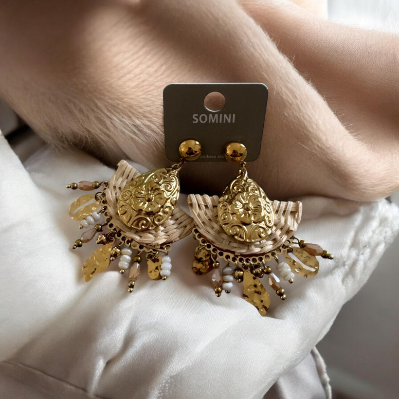 Boucles d'oreilles acier inoxydable