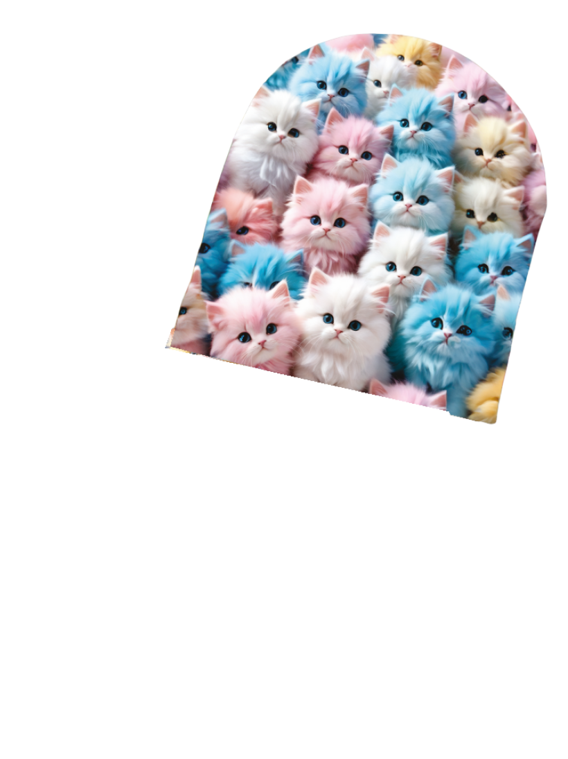 Czapka full print Kotki
