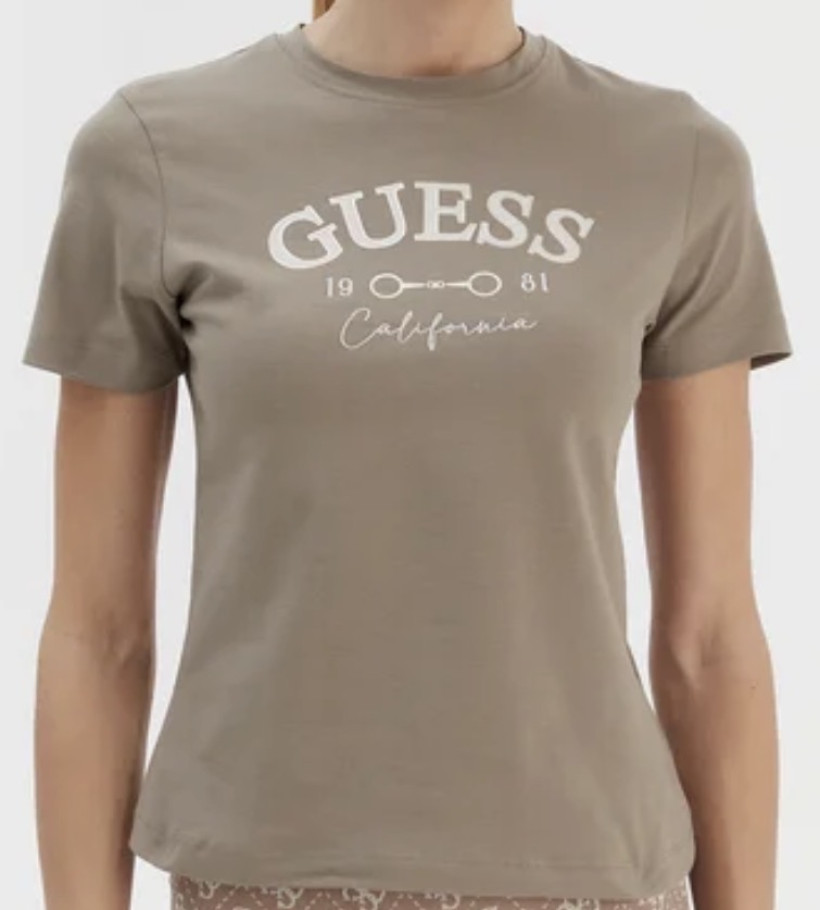T-shirt Guess California V6RI02J1314 taupe 