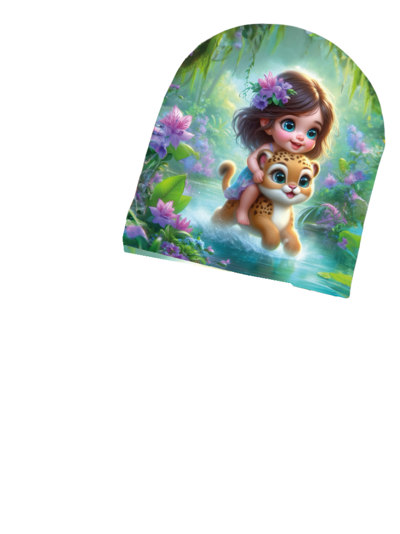 Czapka full print Dziewczynka gepart