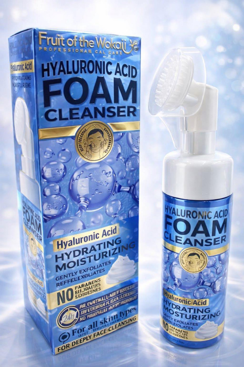 Pianka do mycia twarzy z kwasem hialuronowym