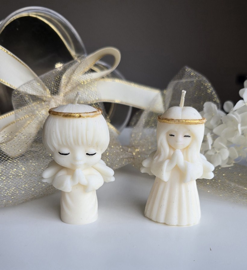 Podziękowanie świeca sojowa aniołek