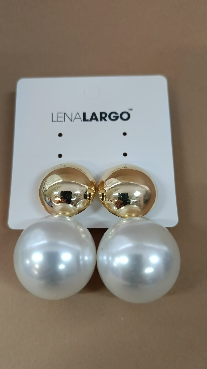 Kolczyki Perłowa Kula
