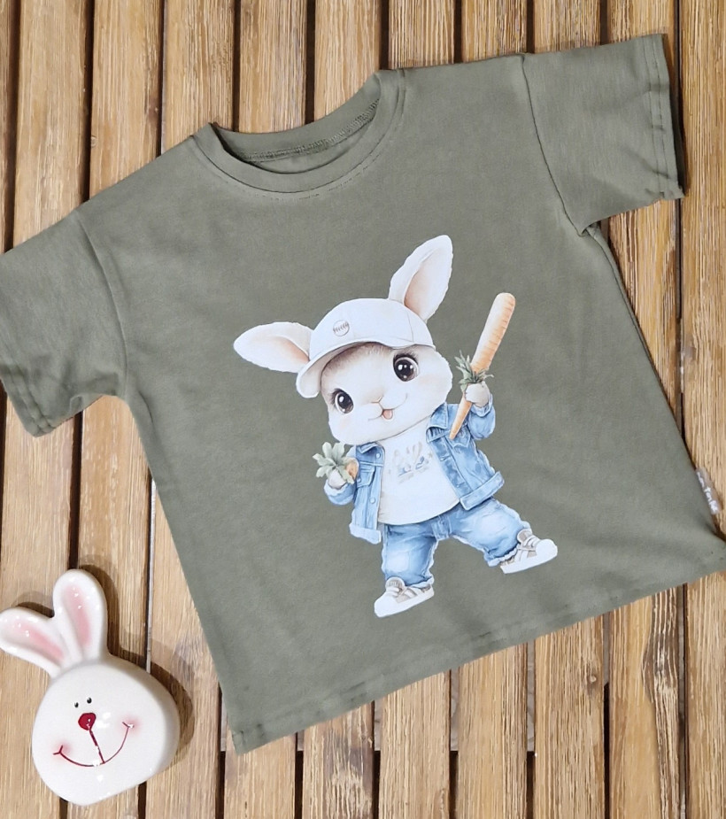 T-SHIRT SZAŁWIA KRÓLIK MAM TEN LUZ