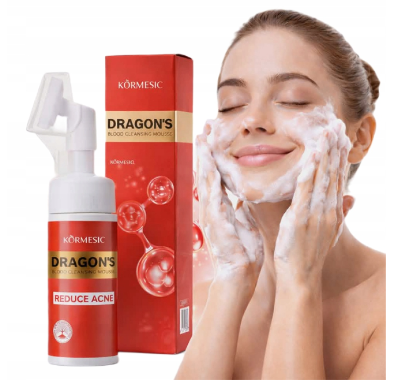 SMOCZA KREW Pianka do mycia twarzy silikonowa szczoteczka