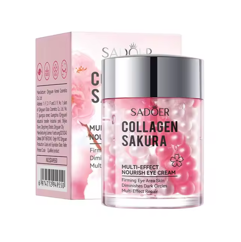 Krem pod oczy w kapsułkach 60 g Sadoer kolagen, sakura