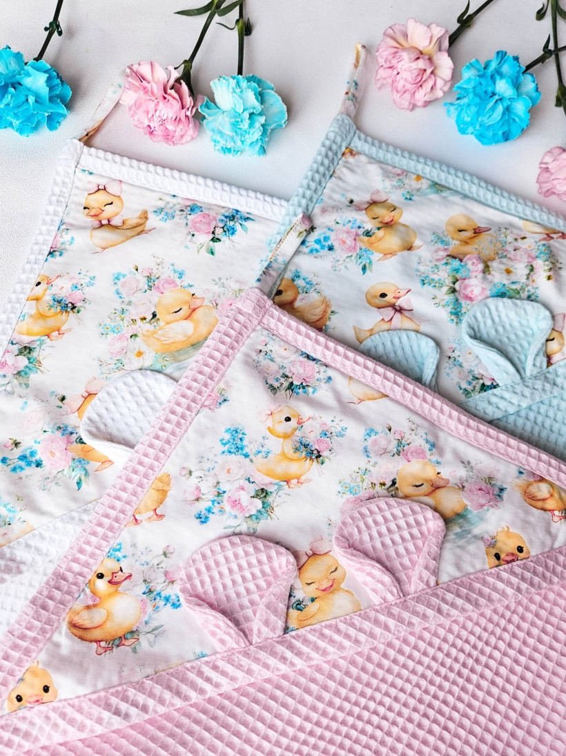 RĘCZNIK KACZUSZKI WAFELKOWY (110x110) HELEN