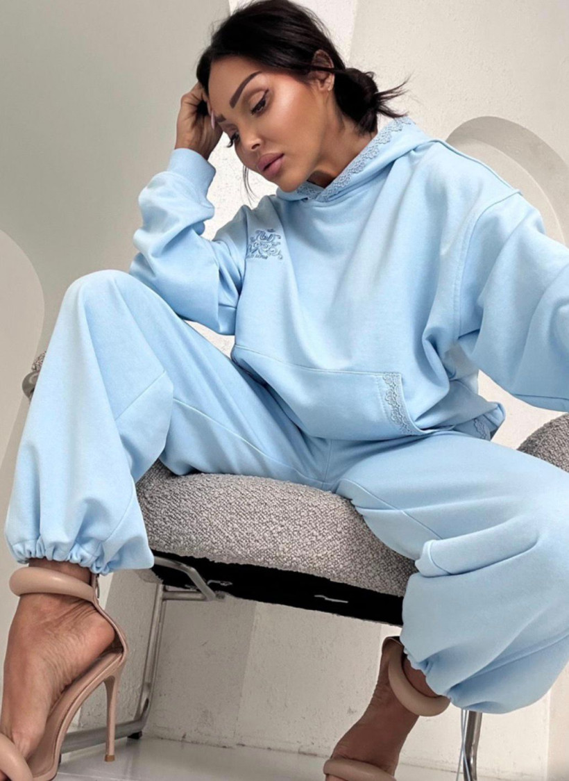 KOMPLET DRESOWY PREMIUM BABY BLUE ROYAL CLUB