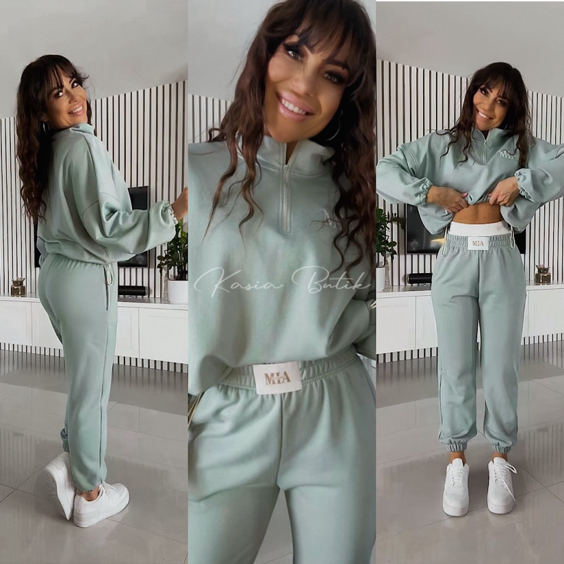 Dres Bawełniany By Mia Label Turkus