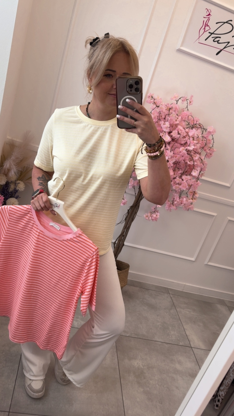 Bluzka paski bawełna 14542