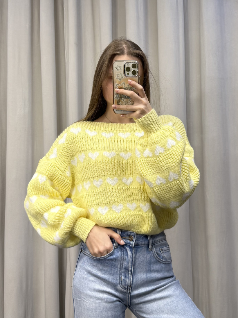 Sweter serduszka 