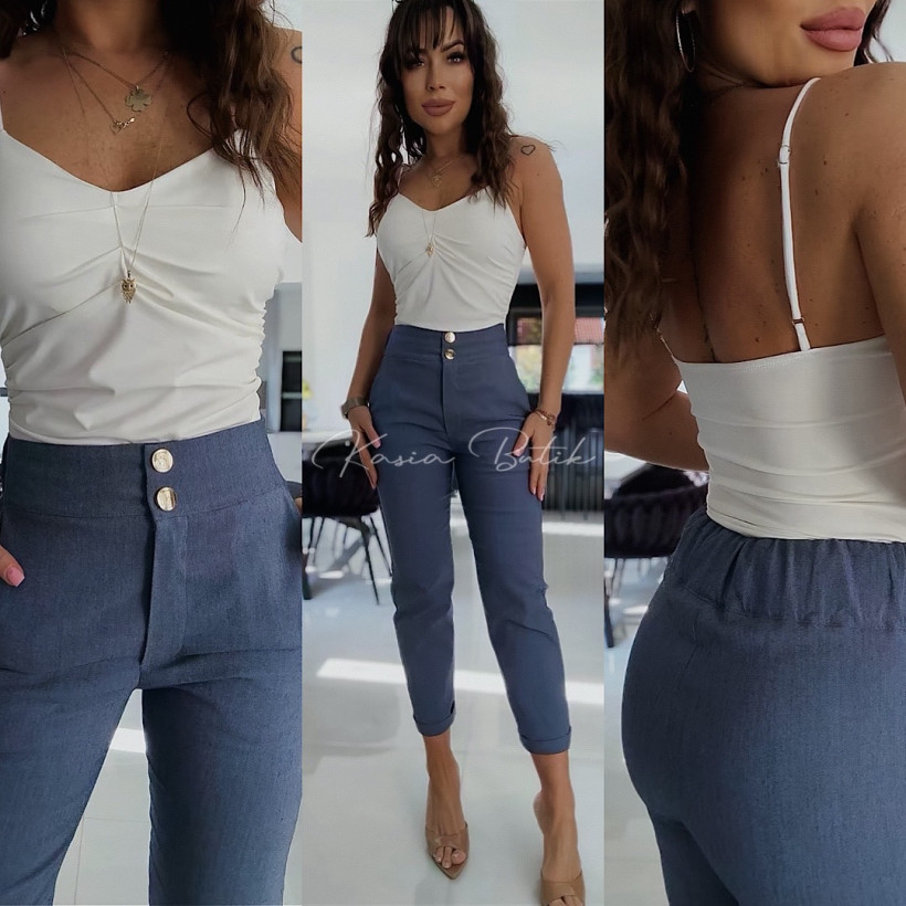 Spodnie Cygaretki Kay Denim Jeans