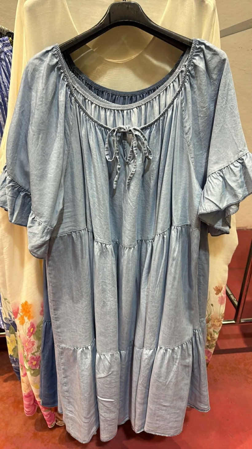 Italia nr.11 - Sukienka jeansowa - 83489 - jasna