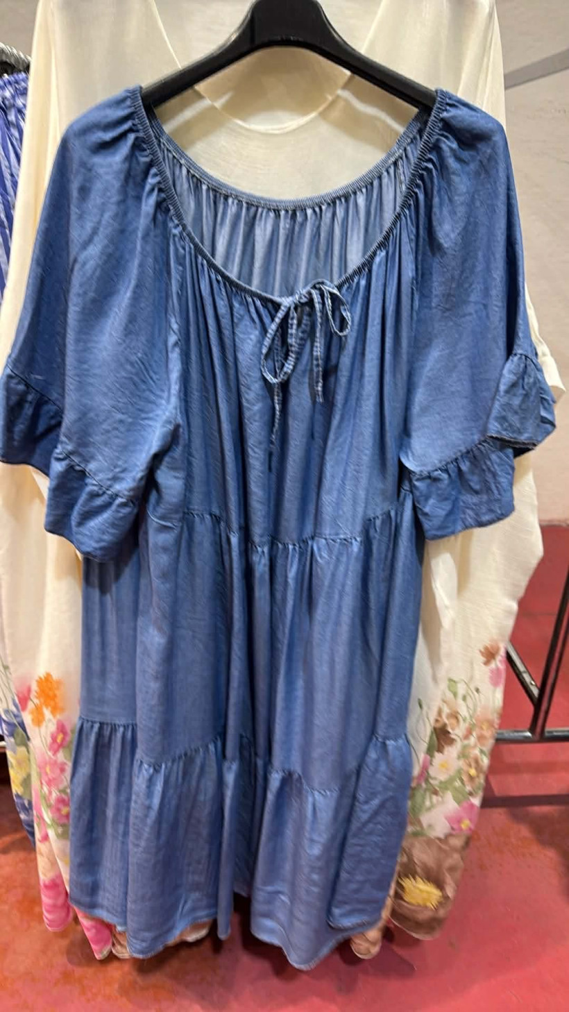 Italia nr.11 - Sukienka jeansowa - 83489 - ciemna