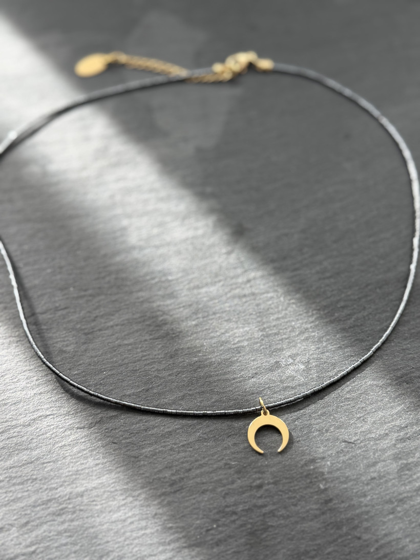 By o la la..! naszyjnik z księżycem