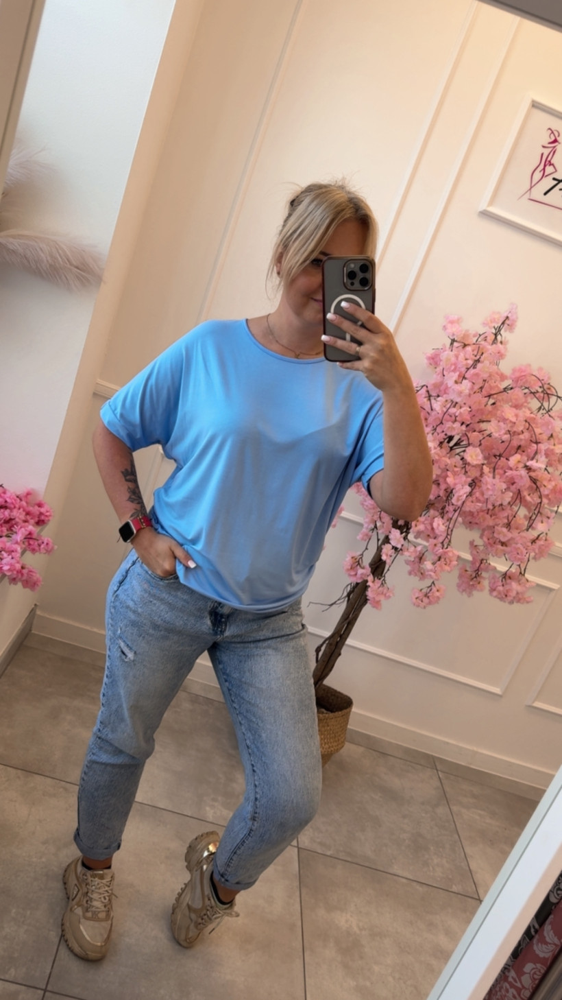 Bluzka wiskoza marszczona 14538