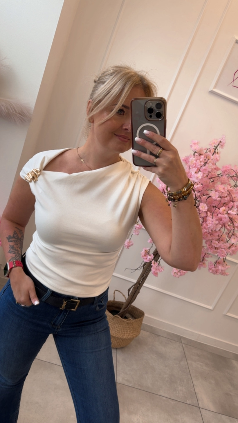 Bluzka złota ozdoba 14551