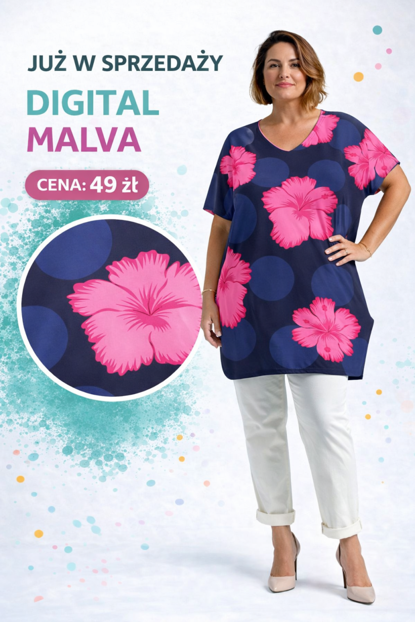 Tunika digital Malva