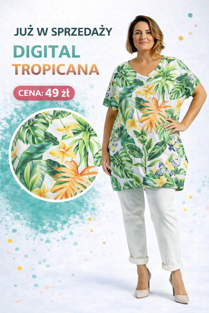 Tunika digital Tropicana