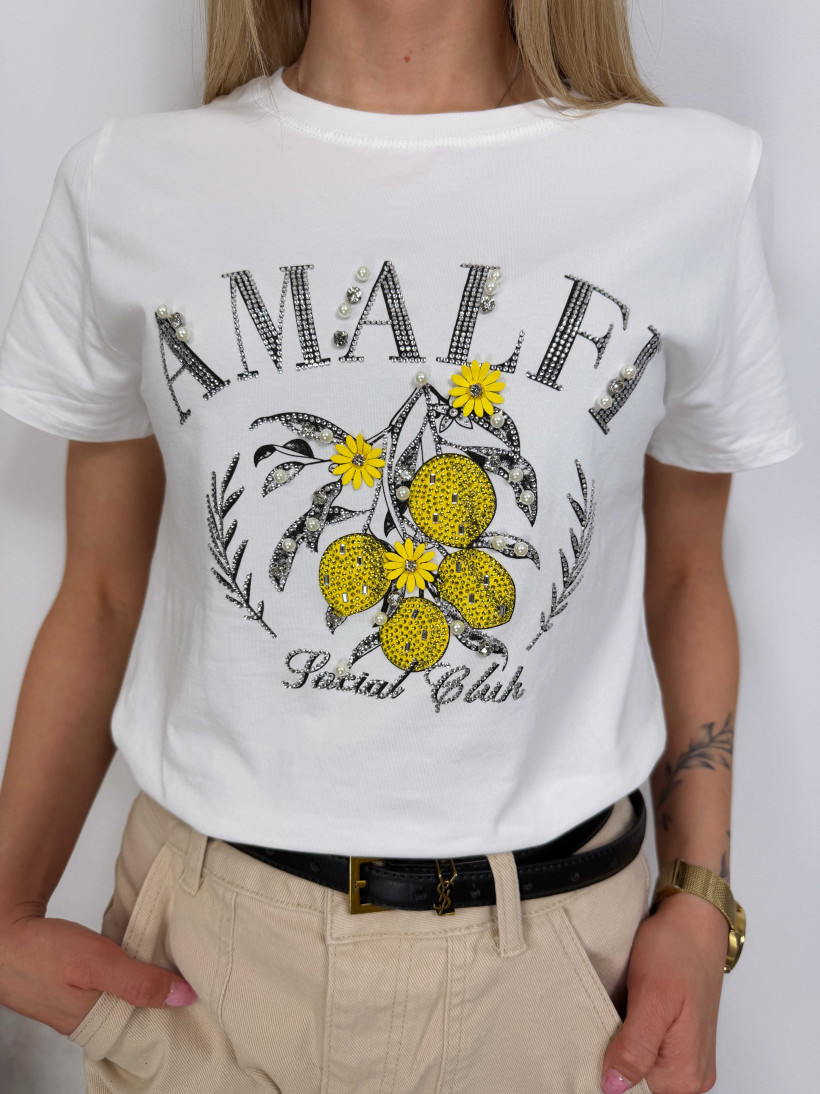 Bluzka 560 z błyszczącym nadrukiem