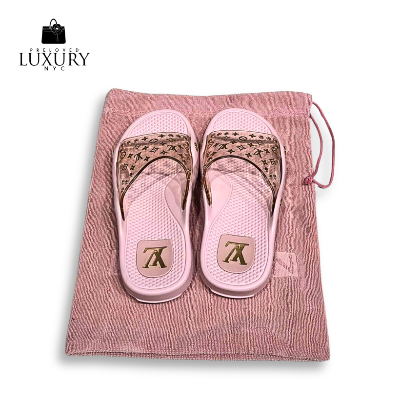 LOUIS VUITTON Pink Sandals