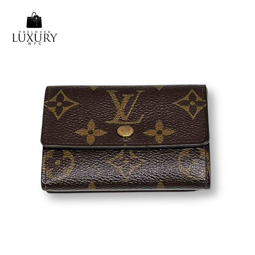 LOUIS VUITTON Small Monogram Coin/Card Case