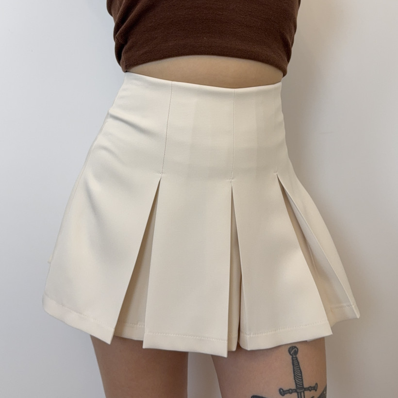 Spódnico-spodenki plisowane