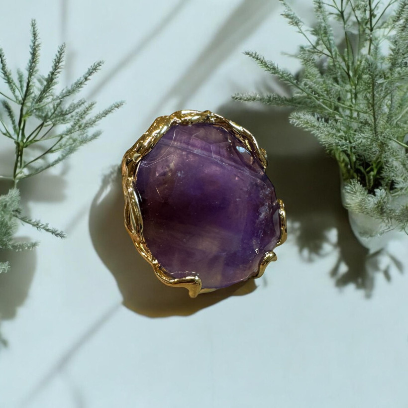 Bague améthyste 