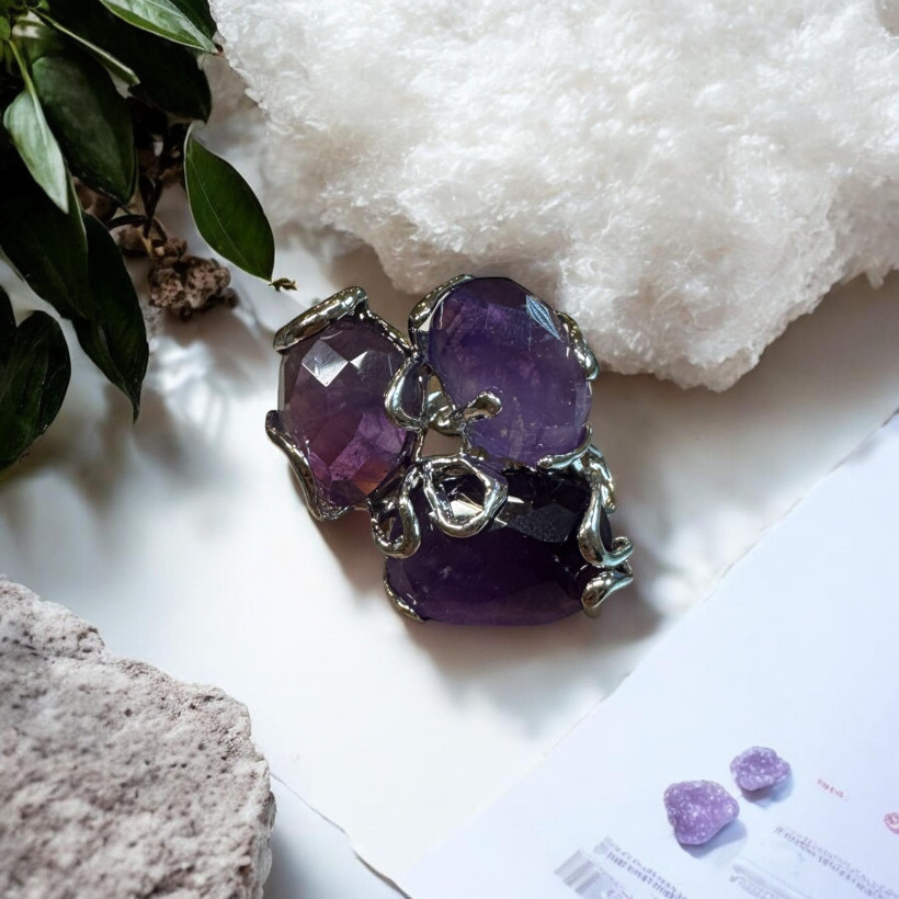Bague améthyste AR