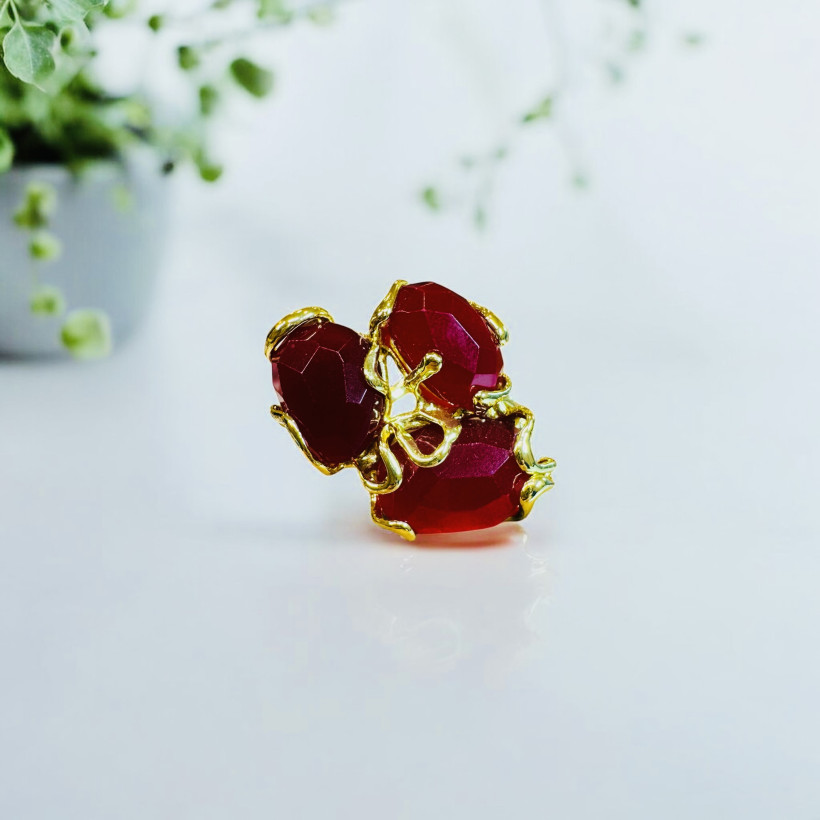 Bague grenat 
