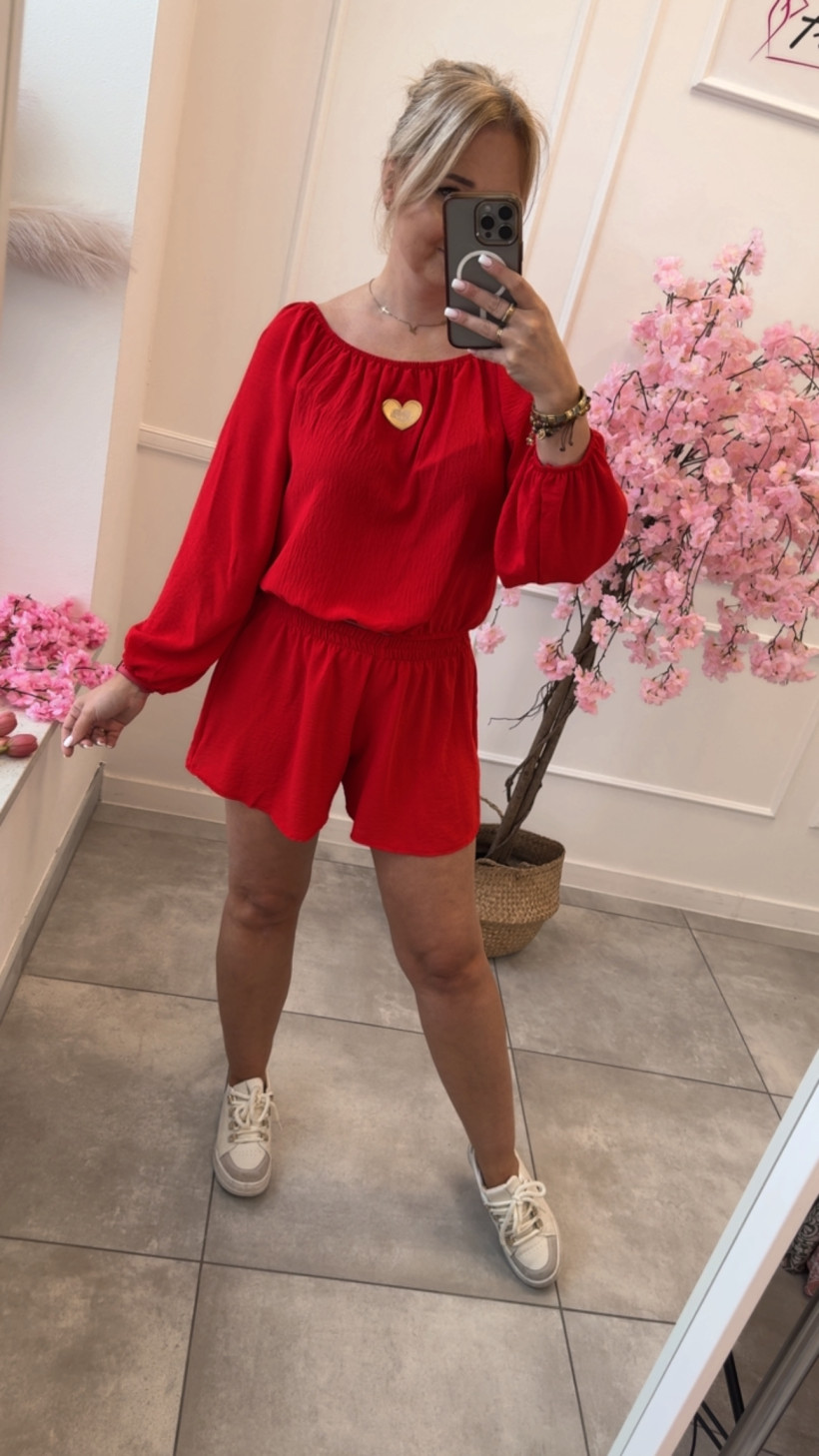 Komplet hiszpanka z szortami 14554