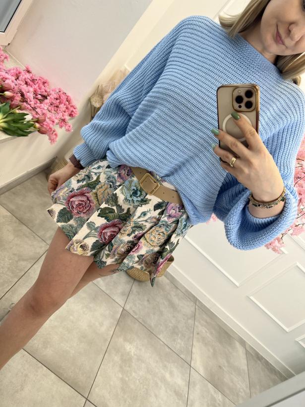 Spódnico-spodenki kwiaty 14555