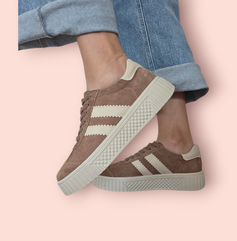 Sneakersy czekolada
