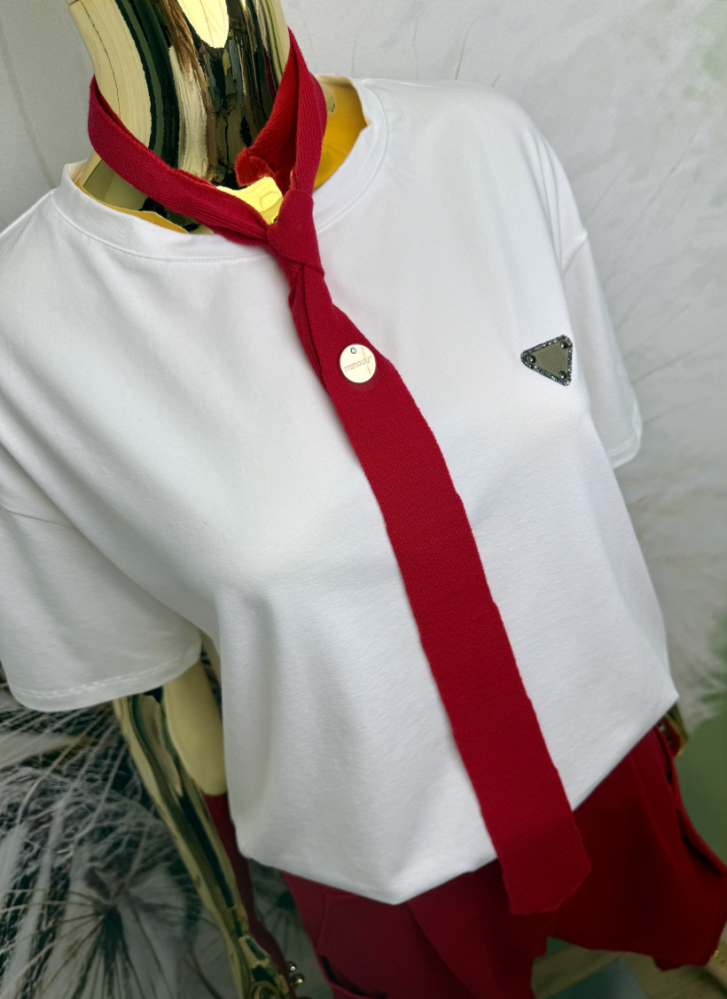 Krawat dziany Minouu 