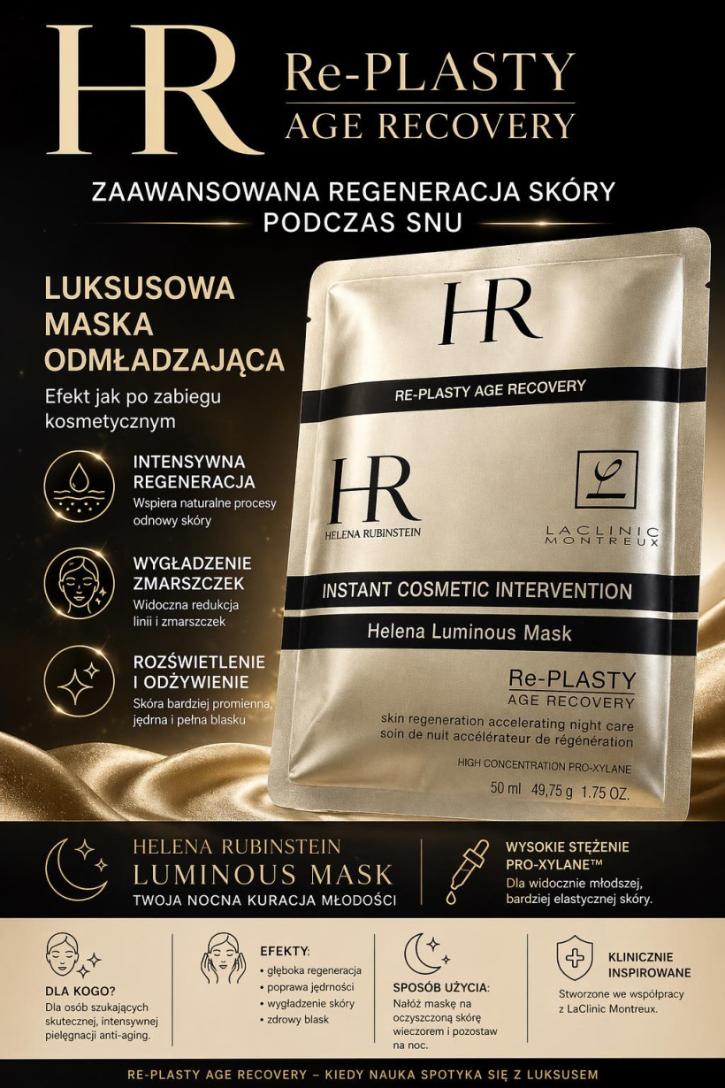 Maseczka do twarzy HR