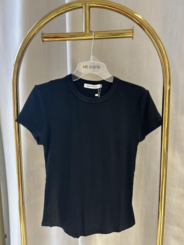 BISOUS BLUZKA PRĄŻEK CLASSY CZARNA